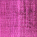 Square Solid Pink Modern Rug, urb1164pnk