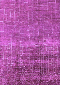 Solid Purple Modern Rug, urb1164pur