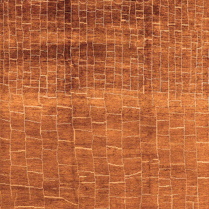 Machine Washable Solid Orange Modern Area Rugs, wshurb1164org