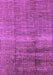 Machine Washable Solid Purple Modern Area Rugs, wshurb1164pur