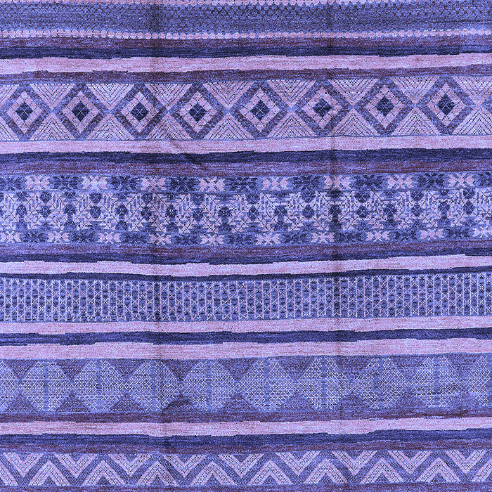 Machine Washable Oriental Blue Industrial Rug, wshurb1165blu