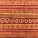 Square Oriental Orange Industrial Rug, urb1165org