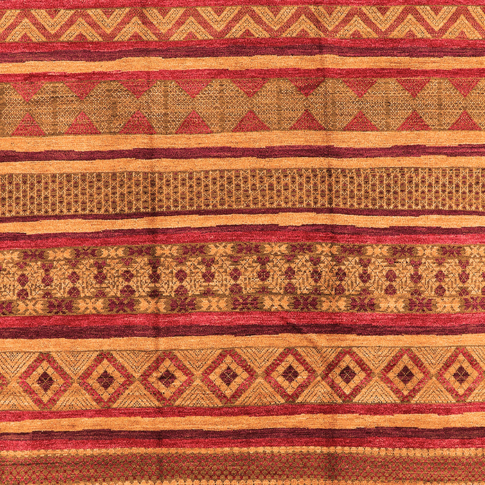 Machine Washable Oriental Orange Industrial Area Rugs, wshurb1165org