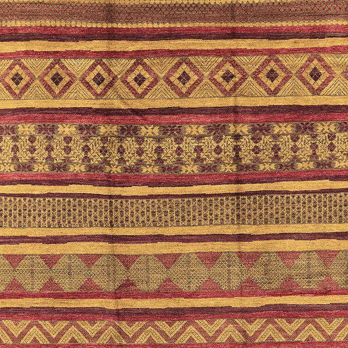 Machine Washable Oriental Brown Industrial Rug, wshurb1165brn