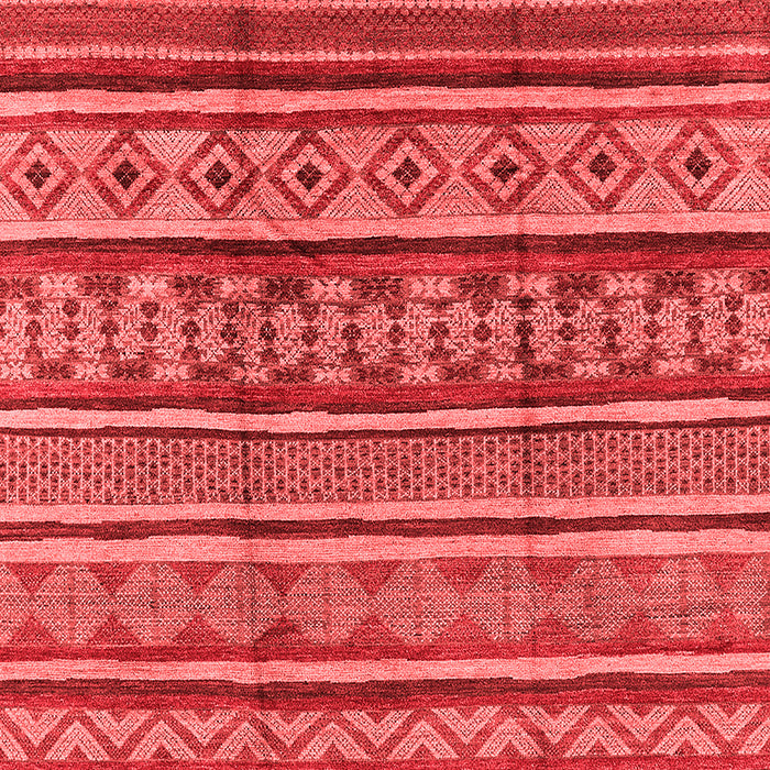 Machine Washable Oriental Red Industrial Rug, wshurb1165red