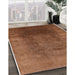 Machine Washable Industrial Modern Chocolate Brown Rug in a Family Room, wshurb1166