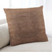 Lifestyle Image of Mid-Century Modern Urban Square Chocolate Brown Throw Pillow, 18 inch by 18 inch, pwurb1166