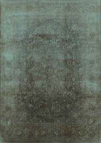 Oriental Light Blue Industrial Rug, urb1166lblu