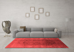 Industrial Red Washable Rugs