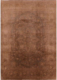 Machine Washable Industrial Modern Chocolate Brown Rug, wshurb1166