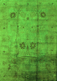 Oriental Green Industrial Rug, urb1167grn