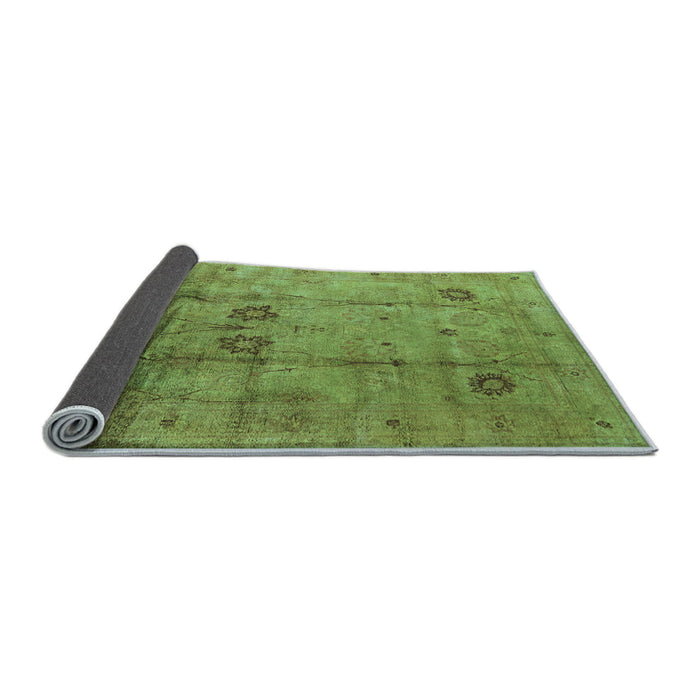 Sideview of Oriental Light Blue Industrial Rug, urb1167lblu