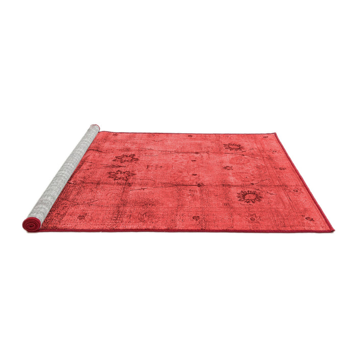 Industrial Red Washable Rugs
