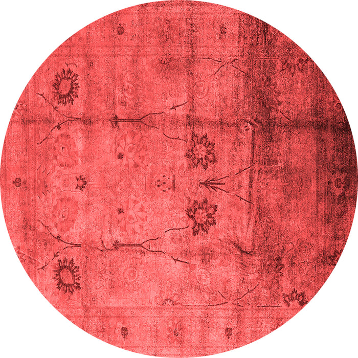 Machine Washable Oriental Red Industrial Rug, wshurb1167red