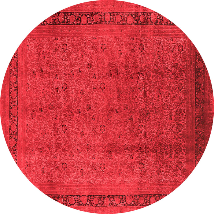 Machine Washable Persian Red Bohemian Rug, wshurb1168red
