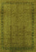 Persian Green Bohemian Rug, urb1168grn