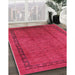 Machine Washable Industrial Modern Red Rug in a Family Room, wshurb1168