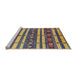 Sideview of Machine Washable Industrial Modern Purple Haze Purple Rug, wshurb1169