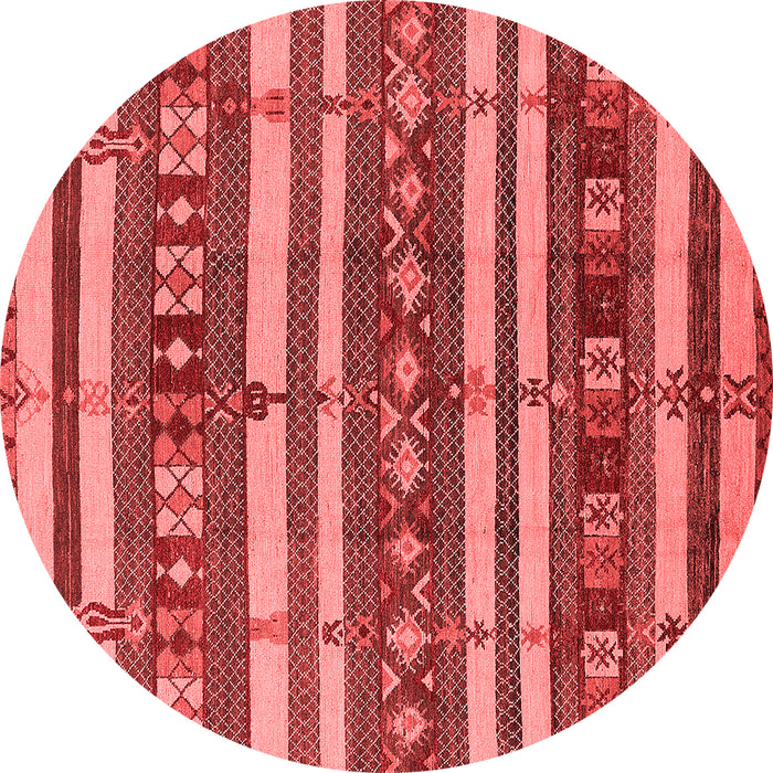 Machine Washable Oriental Red Industrial Rug, wshurb1169red