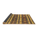 Sideview of Oriental Brown Industrial Rug, urb1169brn