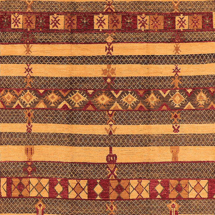 Oriental Orange Industrial Rug, urb1169org