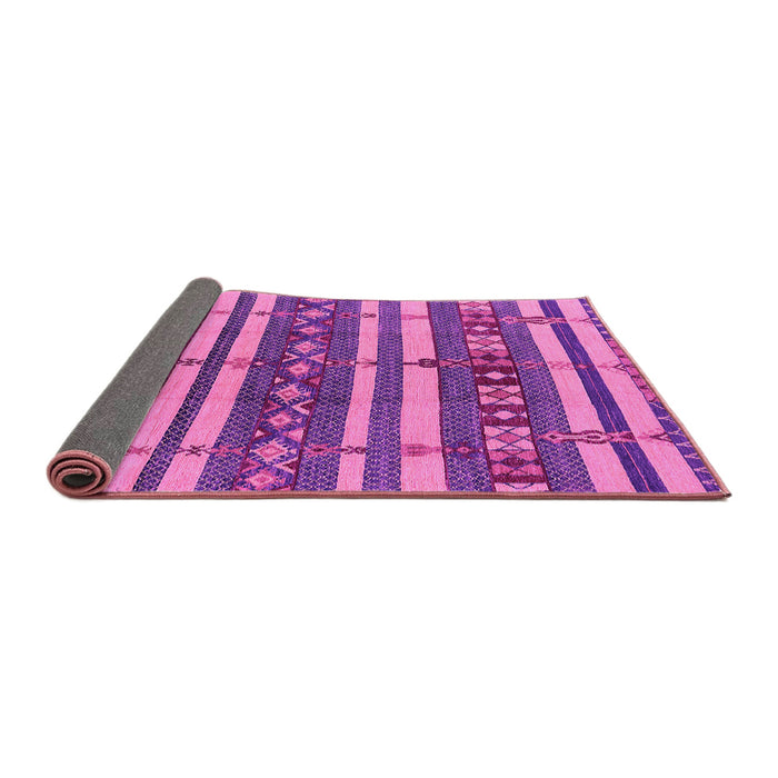 Sideview of Oriental Pink Industrial Rug, urb1169pnk