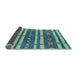 Sideview of Oriental Light Blue Industrial Rug, urb1169lblu