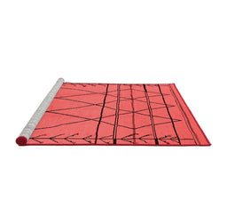 Industrial Red Washable Rugs