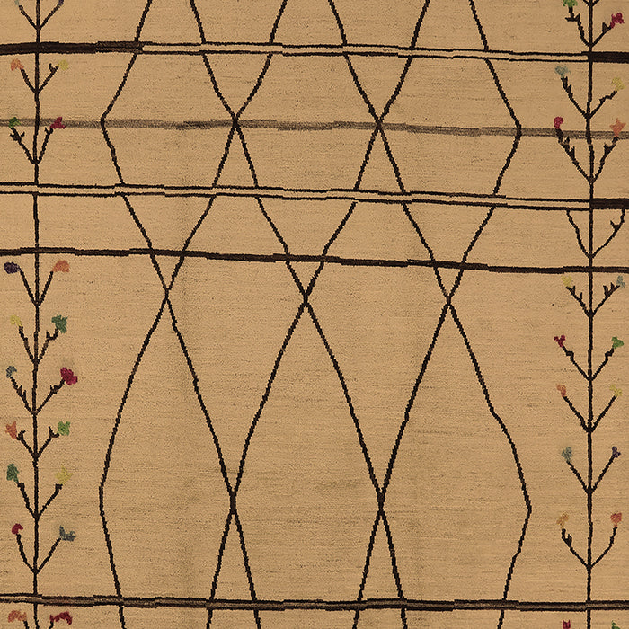 Oriental Brown Industrial Rug, urb1170brn