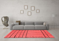 Machine Washable Oriental Red Industrial Rug, wshurb1170red