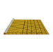 Sideview of Machine Washable Oriental Yellow Industrial Rug, wshurb1170yw