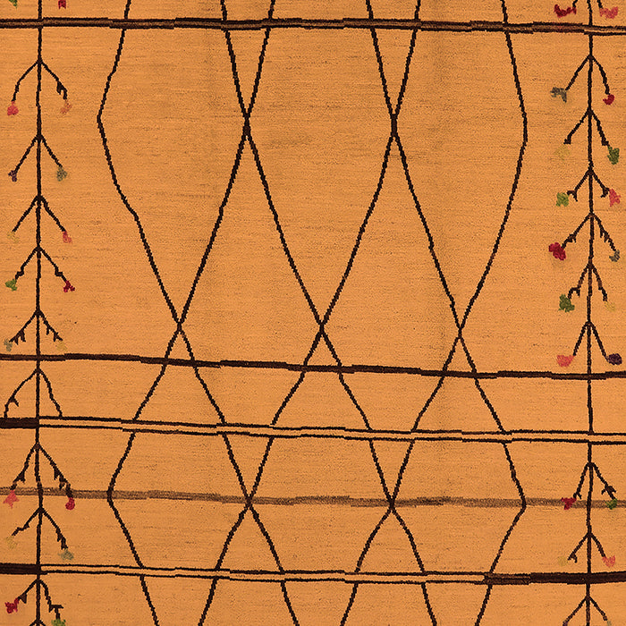 Oriental Orange Industrial Rug, urb1170org