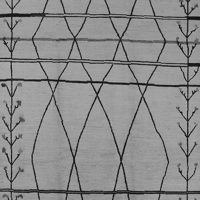 Machine Washable Oriental Gray Industrial Rug, wshurb1170gry