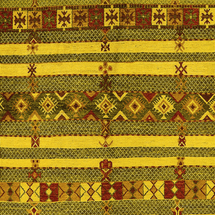 Oriental Yellow Industrial Rug, urb1171yw
