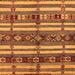 Square Oriental Orange Industrial Rug, urb1171org