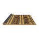 Sideview of Oriental Brown Industrial Rug, urb1171brn