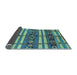 Sideview of Oriental Light Blue Industrial Rug, urb1171lblu