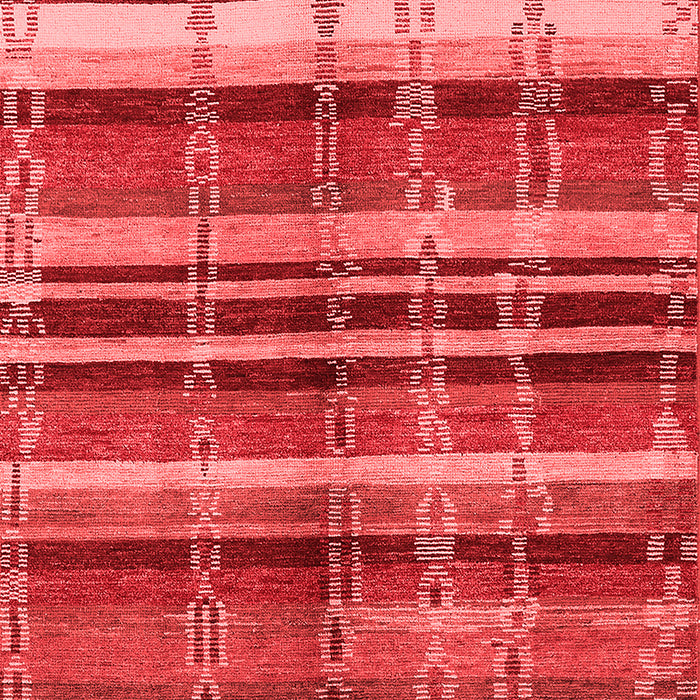 Machine Washable Oriental Red Industrial Rug, wshurb1172red