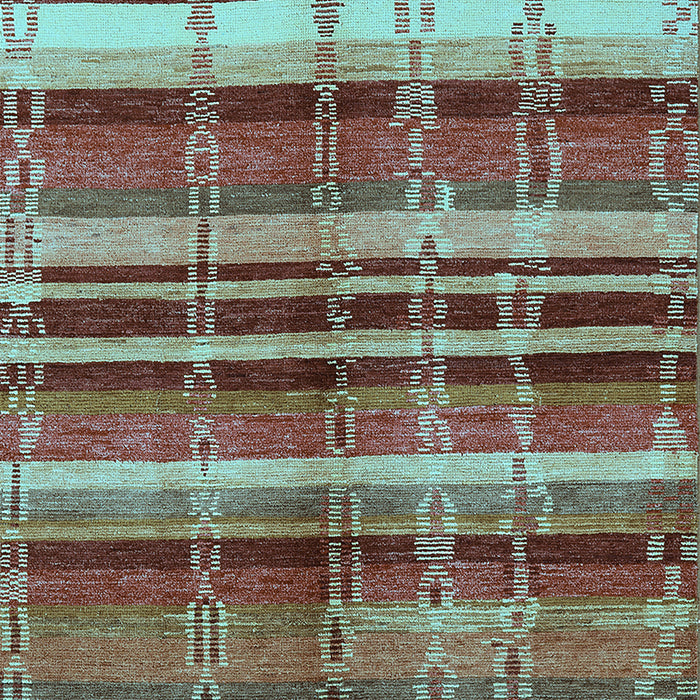 Machine Washable Oriental Light Blue Industrial Rug, wshurb1172lblu