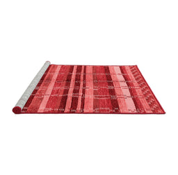 Industrial Red Washable Rugs