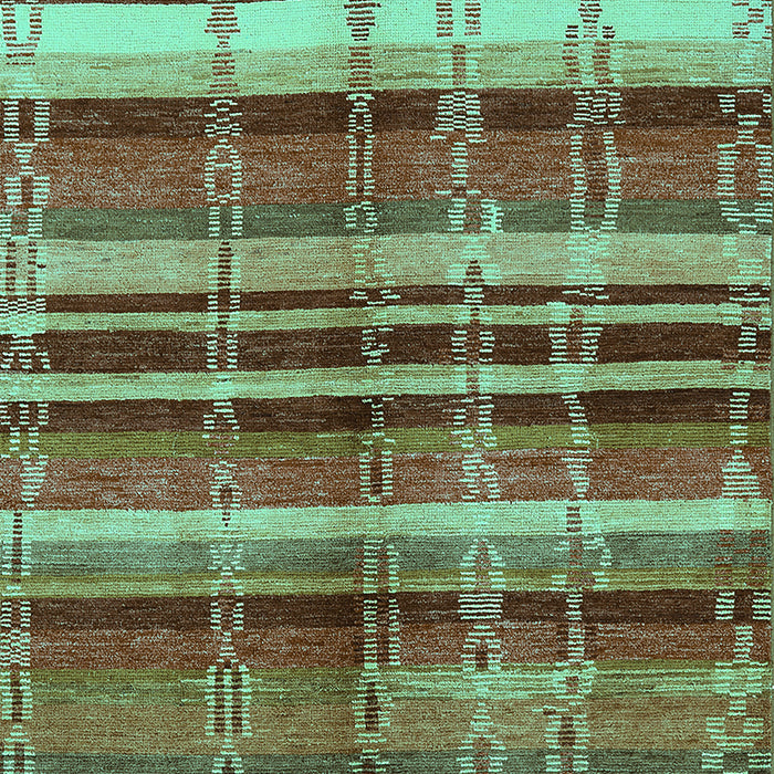 Oriental Turquoise Industrial Rug, urb1172turq