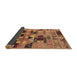 Sideview of Southwestern Brown Country Rug, urb1173brn