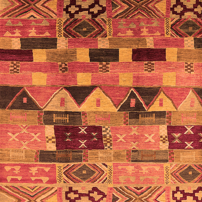 Southwestern Orange Country Rug, urb1173org