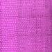 Square Solid Pink Modern Rug, urb1174pnk