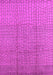 Machine Washable Solid Pink Modern Rug, wshurb1174pnk