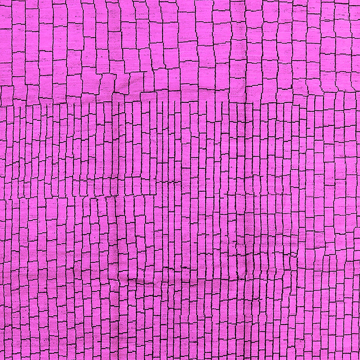 Machine Washable Solid Pink Modern Rug, wshurb1174pnk