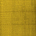 Square Solid Yellow Modern Rug, urb1174yw