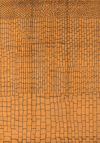 Solid Orange Modern Rug, urb1174org