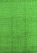 Machine Washable Solid Green Modern Area Rugs, wshurb1174grn