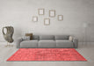 Modern Red Washable Rugs